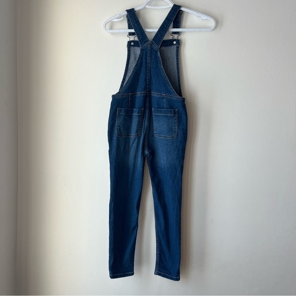 Crewcuts J.Crew girls denim overalls with pockets size 7 - Picture 7 of 11